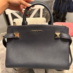 Dark Blue Medium Sized Michael Kors Purse